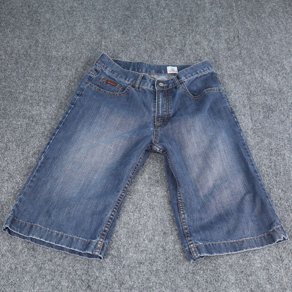 **RARE** L@@K Men's Size 31 DAXWAOD Shrity denim Jean shorts skater nice fade